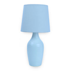 White Stoneware Table Lamp