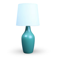 Green Stoneware Table Lamp