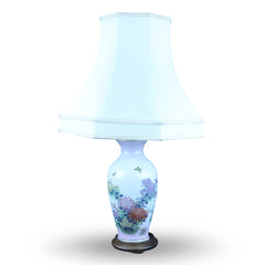 Floral Design Ceramic Table Lamp 