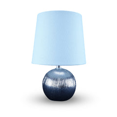 Silver Coconut Shaped Table Lamp
