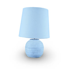 Round Textured Table Lamp