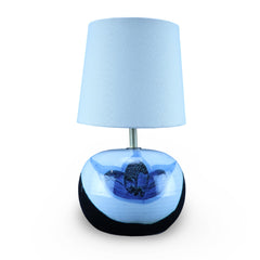 Glazed Floral Design Table Lamp