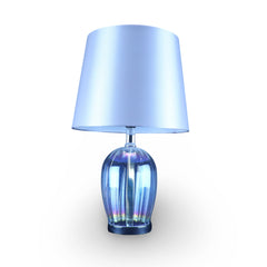 Iridescent Glass Table Lamp