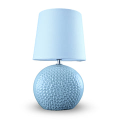 Round Ceramic Floral Patterned Table Lamp
