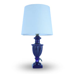 Blue Ornate Desk Lamp