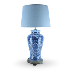 Blue and White Chinese Style Ceramic Table Lamp