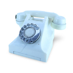 Ivory Bakelite Rotary Dial Up Corded Phone