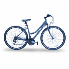 Black Hybrid Bike 