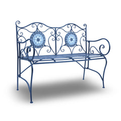 Folding Metal Garden Bench