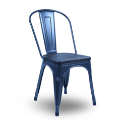 Grey Metal Industrial Chair