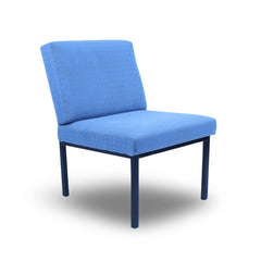 Blue Soft Seated Office Chair