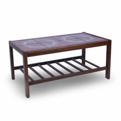 Tile Topped Teak Coffee Table