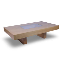 Lightwood Glass Insert Coffee Table