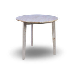 Round Lightwood Table