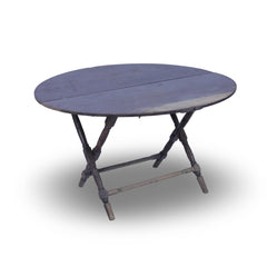 Wooden Round Folding Table