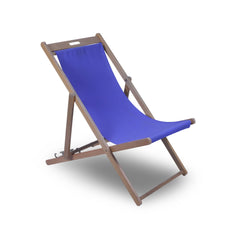 Blue Fabric Deck Chair