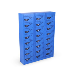 Blue Metal Pigeonhole Lockers