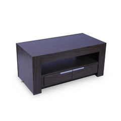 Darkwood Lamnite Coffee Table With Silver Handles