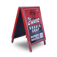 Wooden A-Frame Sign