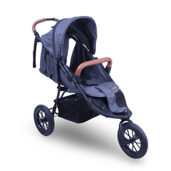 Amababy Grey Three-Wheel Stroller
