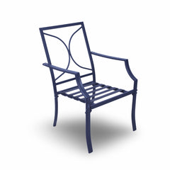 Grey Metal Garden Chair