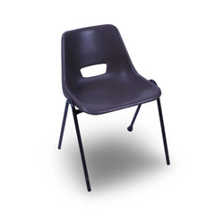 Brown Plastic Bucket Chair