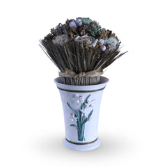 Dried Flower Bunch In Vase