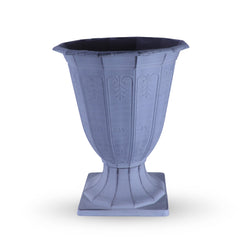 Plastic Ornate Stone Effect Flower Pot