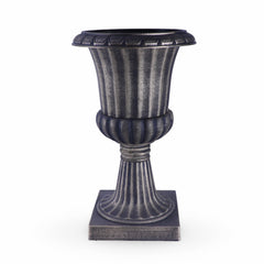 Plastic Ornate Gold Effect Flower Pot