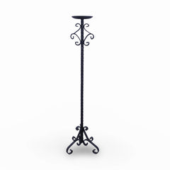 Iron Black Candle Holder