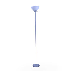 Silver Uplighter Domed Shade Floor Lamp
