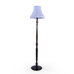 Wooden Turned Floor Lamp